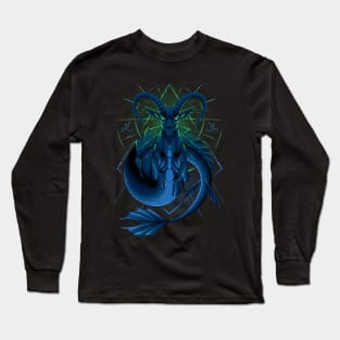 Capricorn Zodiac Stars Long Sleeve T-Shirt